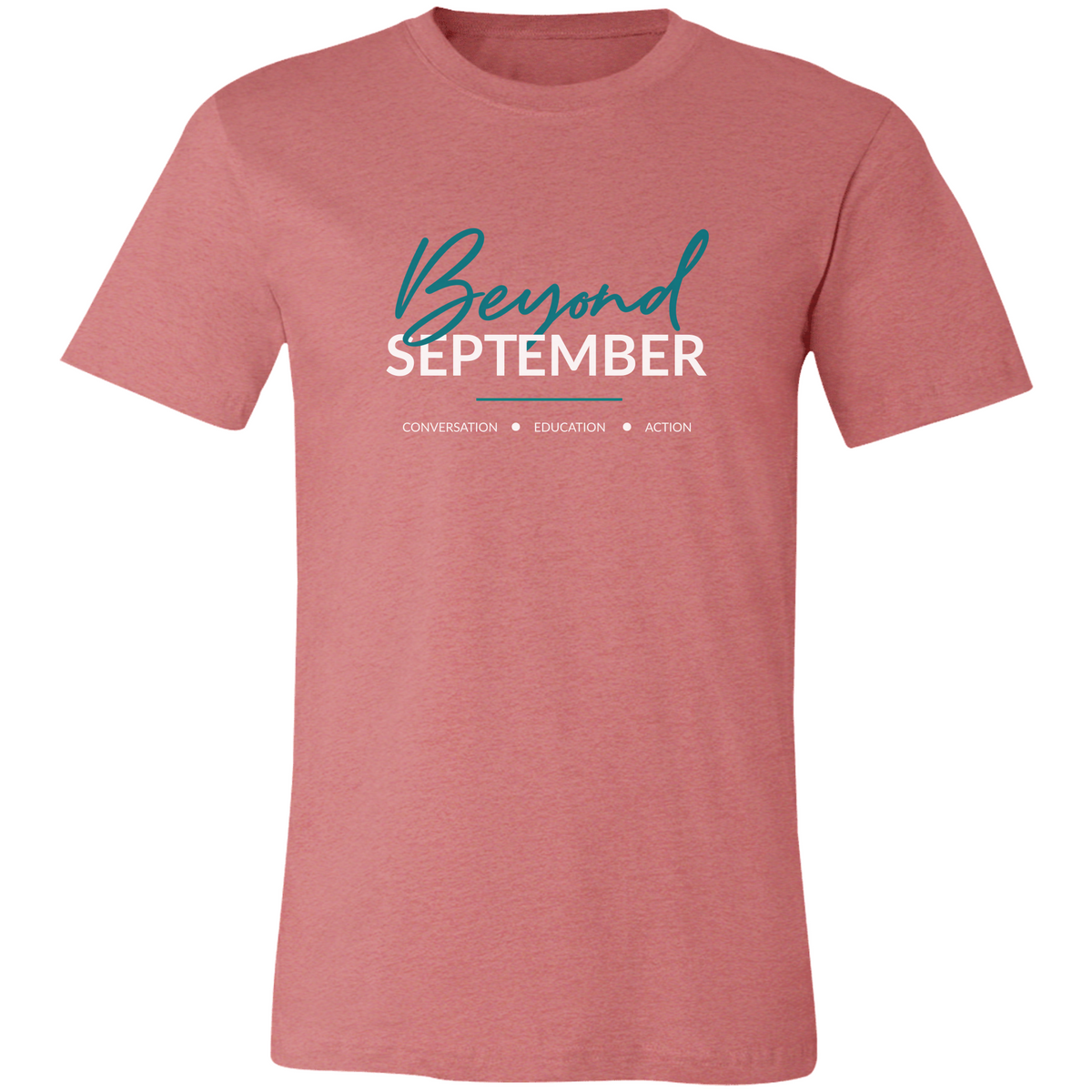 Beyond September Conversation Education Action T-Shirt